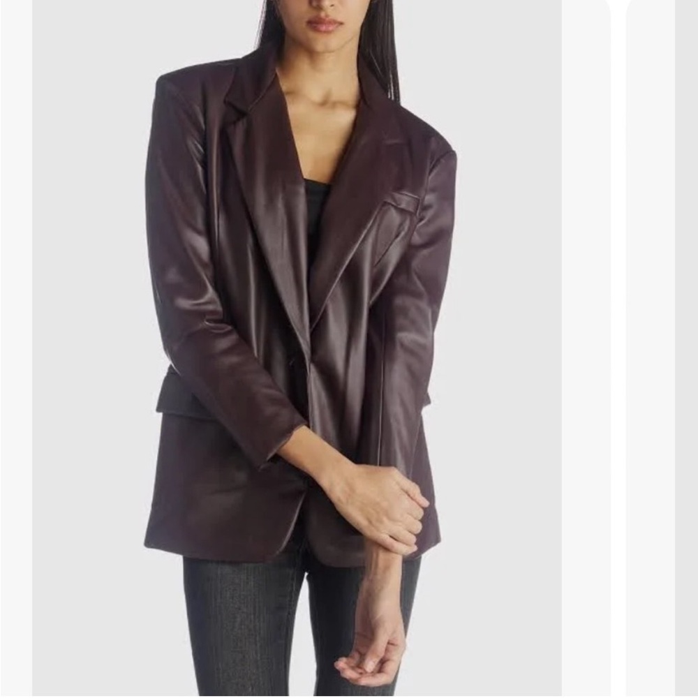 Women's Dark Brown Leather Jacket